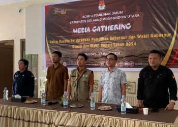 Gelar Gathering, KPU Bolmut Ajak Media Sukseskan Pilkada 2024