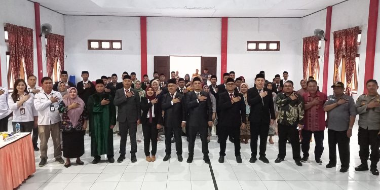 KPU Bolsel Resmi Lantik 35 Anggota PPK Untuk Pilkada Serentak 2024