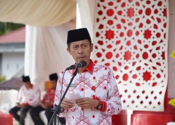 Gelar Peringatan Hardiknas 2024, Bupati Iskandar Kamaru Sampaikan Pidato Mendikbudristek