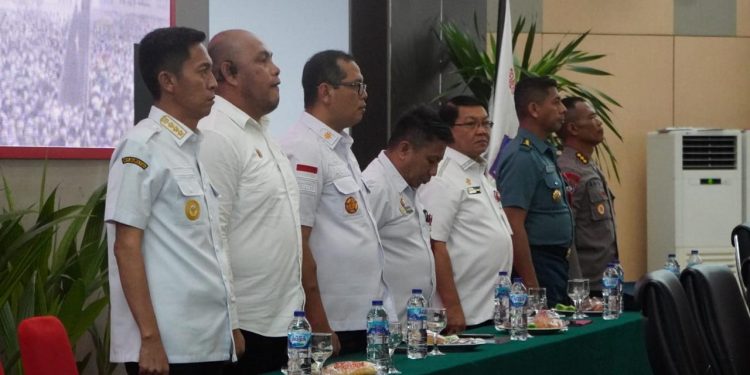 Bupati Iskandar Hadiri Sosialisasi Kesiapan Relokasi Warga Terdampak Erupsi Gunung Ruang Ke Bolsel