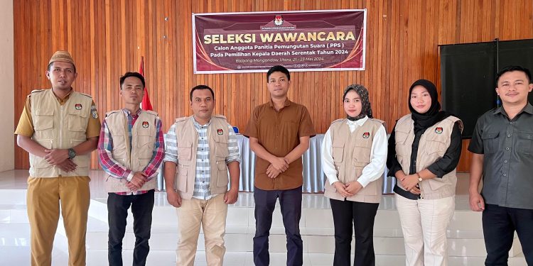 Ratusan Calon PPS Pilkada Kabupaten Bolmut 2024 Jalani Tes Wawancara
