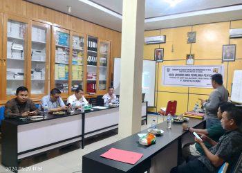 Bersama Kejaksaan dan Inspektorat Daerah, DPUTR Bolmut Reviu Paket Pembangunan Jalan Soligir-Taltom