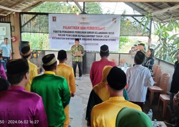 Pakai Baju Adat, PKD Se-Kecamatan Bintauna Resmi Dilantik