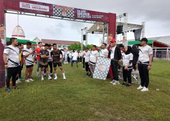 Gelar Fun Run, KPU Bolsel Sosialisasikan Tahapan Pilkada Serentak 2024