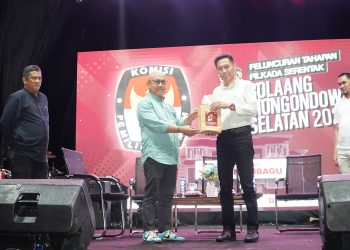 Dalam Peluncuran Tahapan Pilkada Serentak 2024 di Bolsel, Bupati Beri Apresiasi Kepada KPU