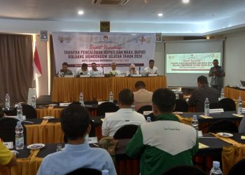 KPU Bolsel Gelar Rakor Jelang Tahapan Pencalonan Bupati dan Wabup