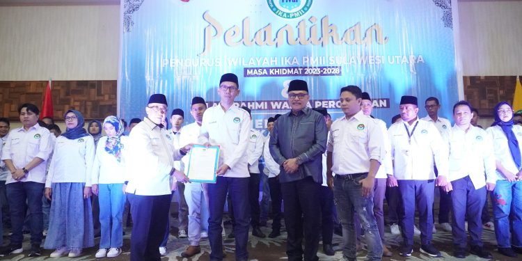 Dinahkodai Zulkarnain Kamaru, Pengurus Wilayah IKA PMII Sulut Resmi Dilantik