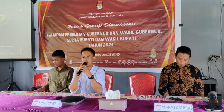 Melalui FGD, KPU Bolmut Ajak Stakeholder Sukseskan Pilkada 2024