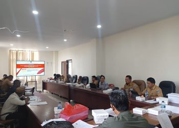 Bapemperda DPRD Bolsel Bersama Eksekutif Bahas 12 Ranperda Inisiatif