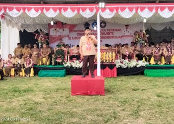 Buka Kegiatan Perkemahan, Pj Sekda Bolmut Ingatkan Anggota Pramuka Soal Adab dan Etika