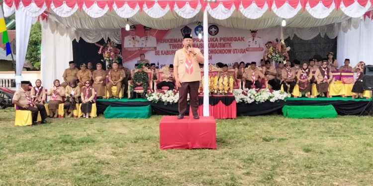 Buka Kegiatan Perkemahan, Pj Sekda Bolmut Ingatkan Anggota Pramuka Soal Adab dan Etika