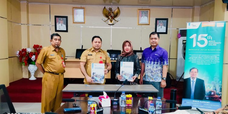 Pemkab Bolsel Teken MoU Bersama Binus University