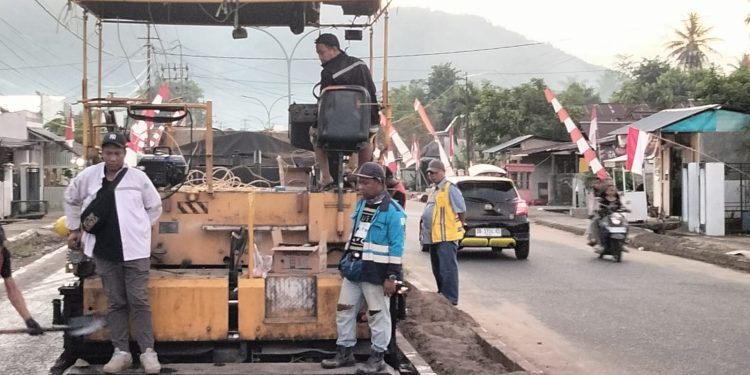 Kadis PUTR Bolmut Pantau langsung Pekerjaan Ruas Jalan Kuala-Taman Keidupa