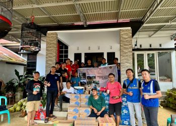 Jurnalis, PLN Molibagu, Karya Baru, Peredam dan Dispar Bolsel Salurkan Bantuan Korban Banjir Pinteng dan Pintim