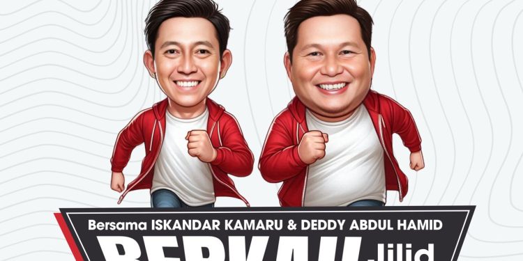 Ribuan Massa Pendukung Bakal Hantarkan Paslon BERKAH Jilid II Mendaftar di KPU Bolsel