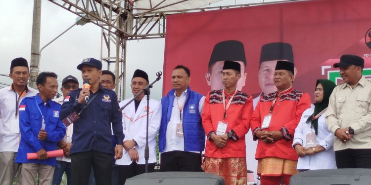Deklarasi BERKAH Jilid II, Parpol-Parpol Pengusung, Plus “NasDem” Siap Menangkan Iskandar-Deddy