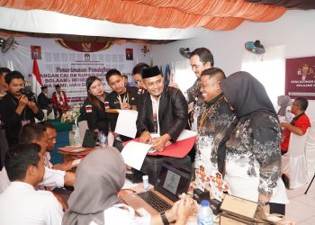 KPU Bolsel Resmi Menerima Pendaftaran Dua Pasangan Cabup-Cawabup Peserta Pilkada Bolsel 2024