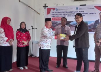 Pemkab Bolsel Terima Bantuan Bencana Alam dari BPMP Provinsi Sulut