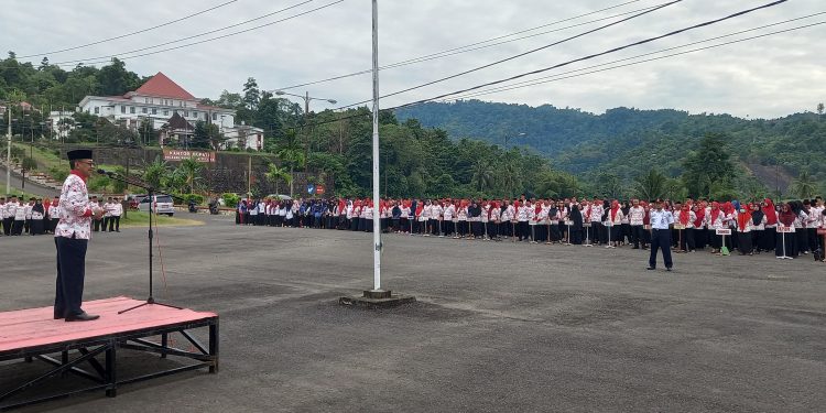 Dirangkaikan Dengan Apel Korpri, Pemkab Bolsel Peringati Harhubnas dan HUT ke-60 Provinsi Sulut
