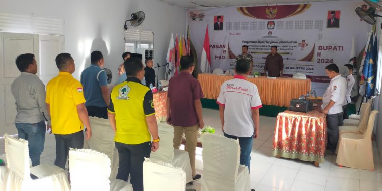 Hasil Pemeriksaan Kesehatan Bakal Cabup-Cawabup Resmi Diserahkan KPU Bolsel