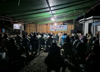 Silaturahmi Di Domoga Barat, Yusra-Doni Disambut Hangat Masyarakat