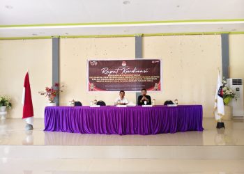 Matangkan Pembentukan KPPS, KPU Bolmut Rakor Bersama PPK dan PPS