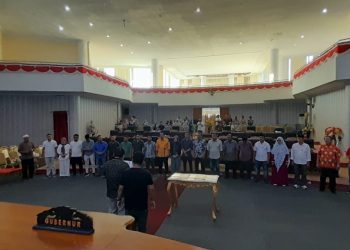 20 Anggota DPRD Bolmut Terpilih Ikut Gladi Resik
