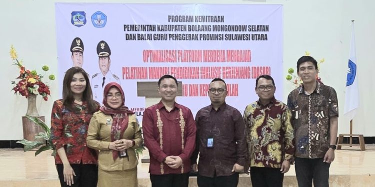 Gandeng BGP Sulut, Dikbud Bolsel Gelar Pelatihan DASAR Guru dan Kepsek