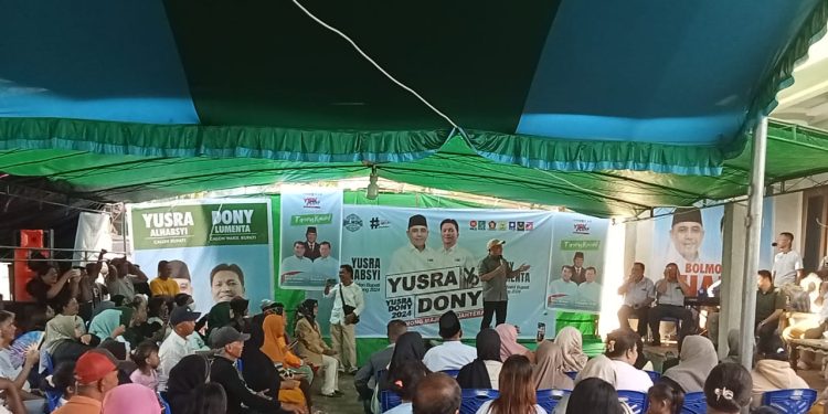 Luar Biasa! Ribuan Relawan Yusra-Don di Kecamatan Lolak Resmi Dikukuhkan