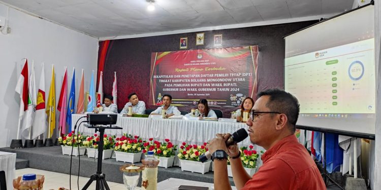Soal Daftar Pemilih, KPU Bolmut Diminta Gercep Tindaklanjuti Saran Perbaikan