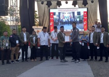 Bawaslu Bolsel Pantau Pleno Terbuka Pengundian dan Penetapan Nomor Urut Paslon