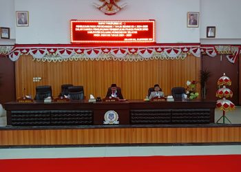 Ditetapkan dalam Paripurna, 3 Fraksi di DPRD Bolsel Terbentuk