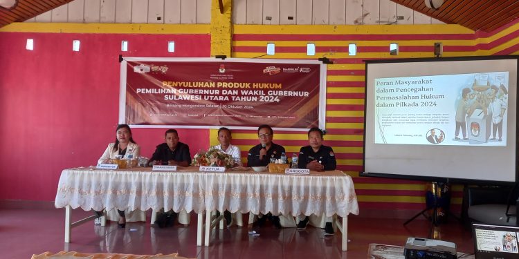 Perkuat Partisipasi Masyarakat, KPU Sulut Gelar Penyuluhan Produk Hukum Pilkada 2024 di Bolsel