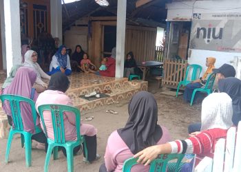 Aktrida Datunsolang Dialog Bareng Emak-Emak Desa Kuala Utara, Bahas Program Pemberdayaan Perempuan