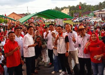 Kampanye Pasangan IDEAL di Milangodaa Menghentak