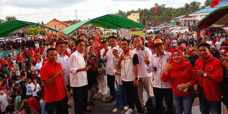 Kampanye Pasangan IDEAL di Milangodaa Menghentak