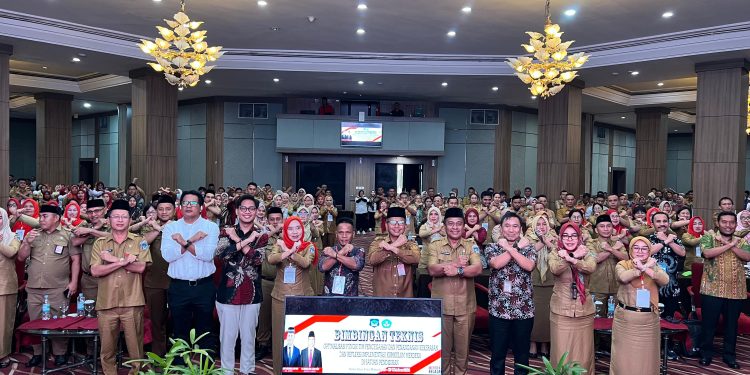 Dibuka Oleh Pjs Bupati Bolsel, Dikbud Gelar Bimtek Optimalisasi TPPK Jenjang SD dan SMP
