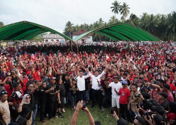 Gelar Kampanye Terbatas, Pasangan IDEAL Merahkan Kecamatan Pinolosian Timur