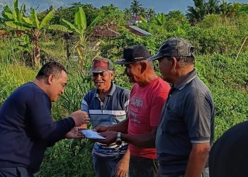 Peduli Terhadap Petani, Benny Rhamdani Beri Bantuan Pembukaan Akses Jalan Tani Antara Mocil-Pobundayan