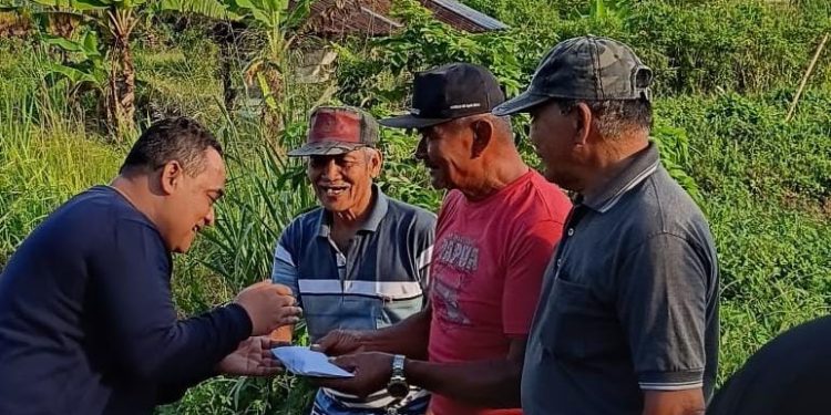 Peduli Terhadap Petani, Benny Rhamdani Beri Bantuan Pembukaan Akses Jalan Tani Antara Mocil-Pobundayan