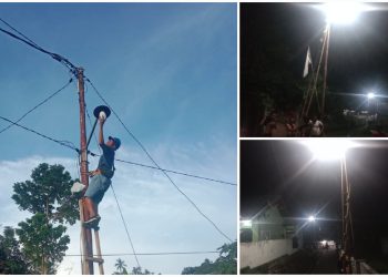 Bantu Penerangan Akses Jalan, Tokmas Kotobangon Ucapkan Terima Kasih Benny Rhamdani