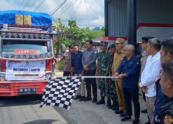 Dihadiri Bupati dan Forkopimda, KPU Gelar Apel Pelepasan Distribusi Logistik Pemilihan Serentak Tahun 2024