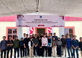 Hadiri Peresmian Asrama Mahasiswa di Gorontalo, Ketua Komisi II DPRD Bolsel Beri Apresiasi ke Pemkab