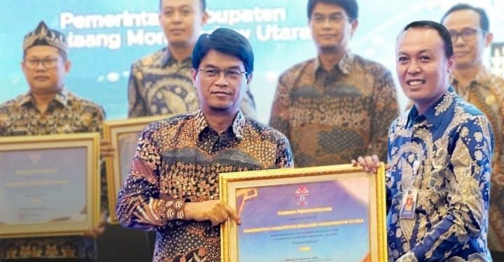 Pemkab Bolmut Raih Penghargaan dari BKN Dalam Penerapan Sistem Merit Manajemen ASN