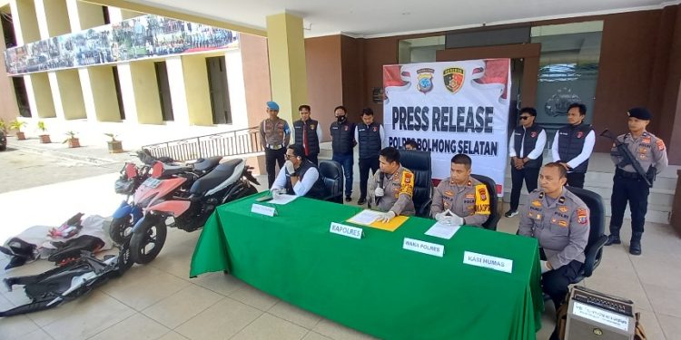TSK Curanmor di Pinolosian Gondol Dua Unit Motor Bermodal Pengalaman Pernah Jadi Montir