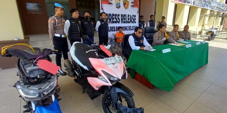 Polres Bolsel Berhasil Ungkap Kasus Curanmor