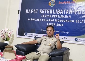 Tahun ini BPN Bolsel Targetkan 2.300 Sertifikat Program PTSL
