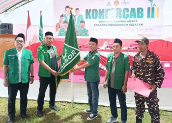 Terpilih Secara Aklamasi, Sahrul Polapa Nahkodai GP Ansor Bolsel