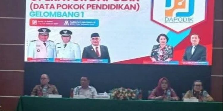 Kadisdik Bolmong Farida Mooduto Ikut Pembukaan Dapodik di BPMP