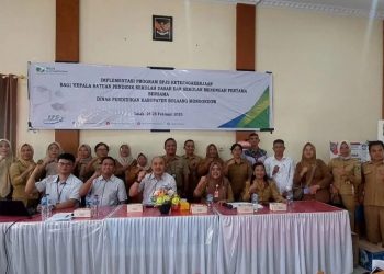Disdik Bolmong Bersama BPJS Gelar Sosialisasi Perlindungan Jaminan Sosial untuk Satuan Pendidikan